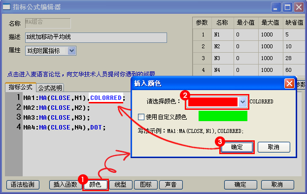 文华财经图表使用